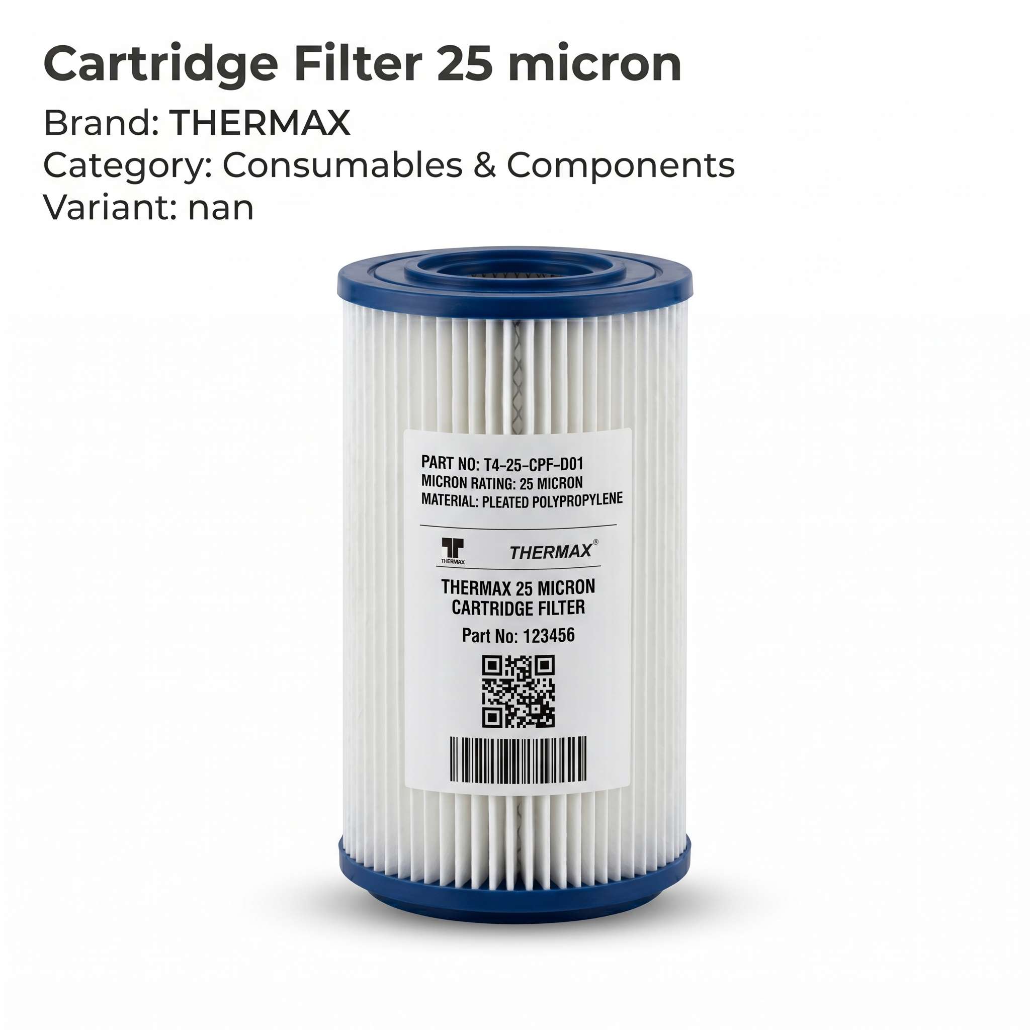 Cartridge Filter 25 micron